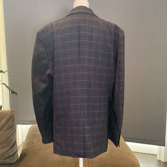 Men’s Mogu Plaid 3 Piece Suit Jacket 40 Pants 36 NWT - Picture 11 of 16